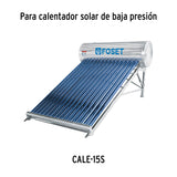Caja C/15 Tubos para Calentador Solar CALE-15S, Foset