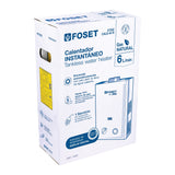 Calentador Instantáneo, 6 L, 1 Servicio, Gas Natural, Foset
