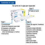 Calentador Solar de Agua, 8 Tubos, 94 L, 2 Personas, Foset