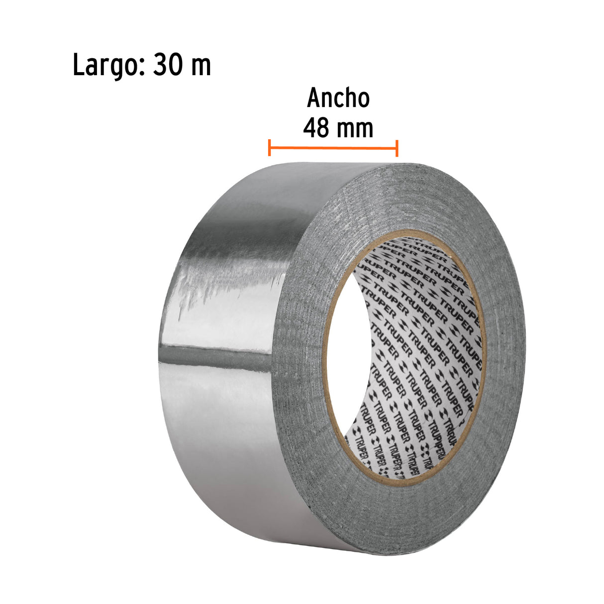 Cinta de Aluminio de 48 mm X 30 m, Truper