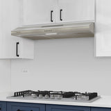 Campana Extractora 50 cm, Empotrable, Acero Inoxidable, Foset