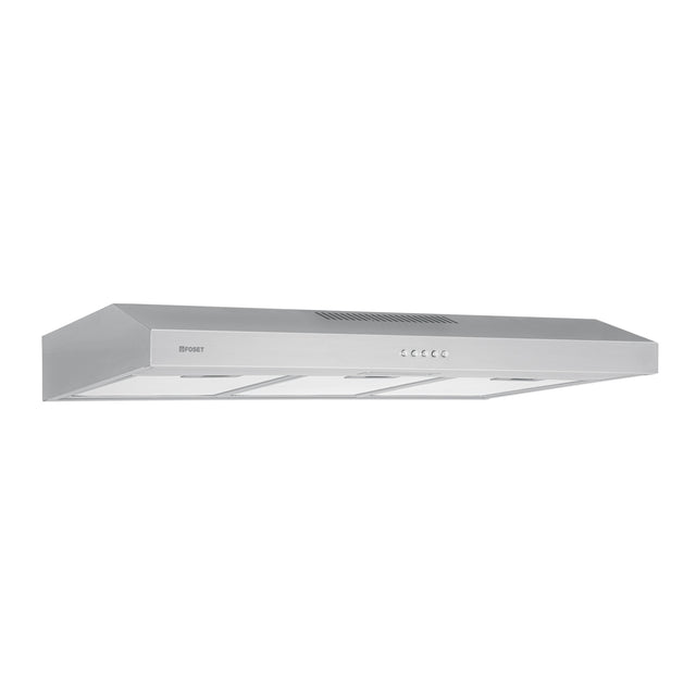 Campana extractora 80 cm, empotrable, acero inoxidable, Foset