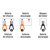 Cables Pasa Corriente 3.5 m, 350 a, 6 AWG, con Funda, Expert