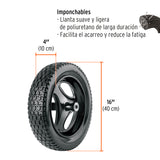 Carretilla 8 FT3 Imponchable, Bastidor Tubular, Truper