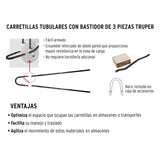 Carretilla 8 FT3 Imponchable, Bastidor Tubular, Truper
