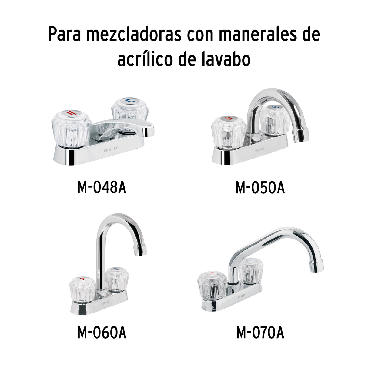 Bolsa con 2 Cartuchos Cerámicos para Mezcladoras, Foset