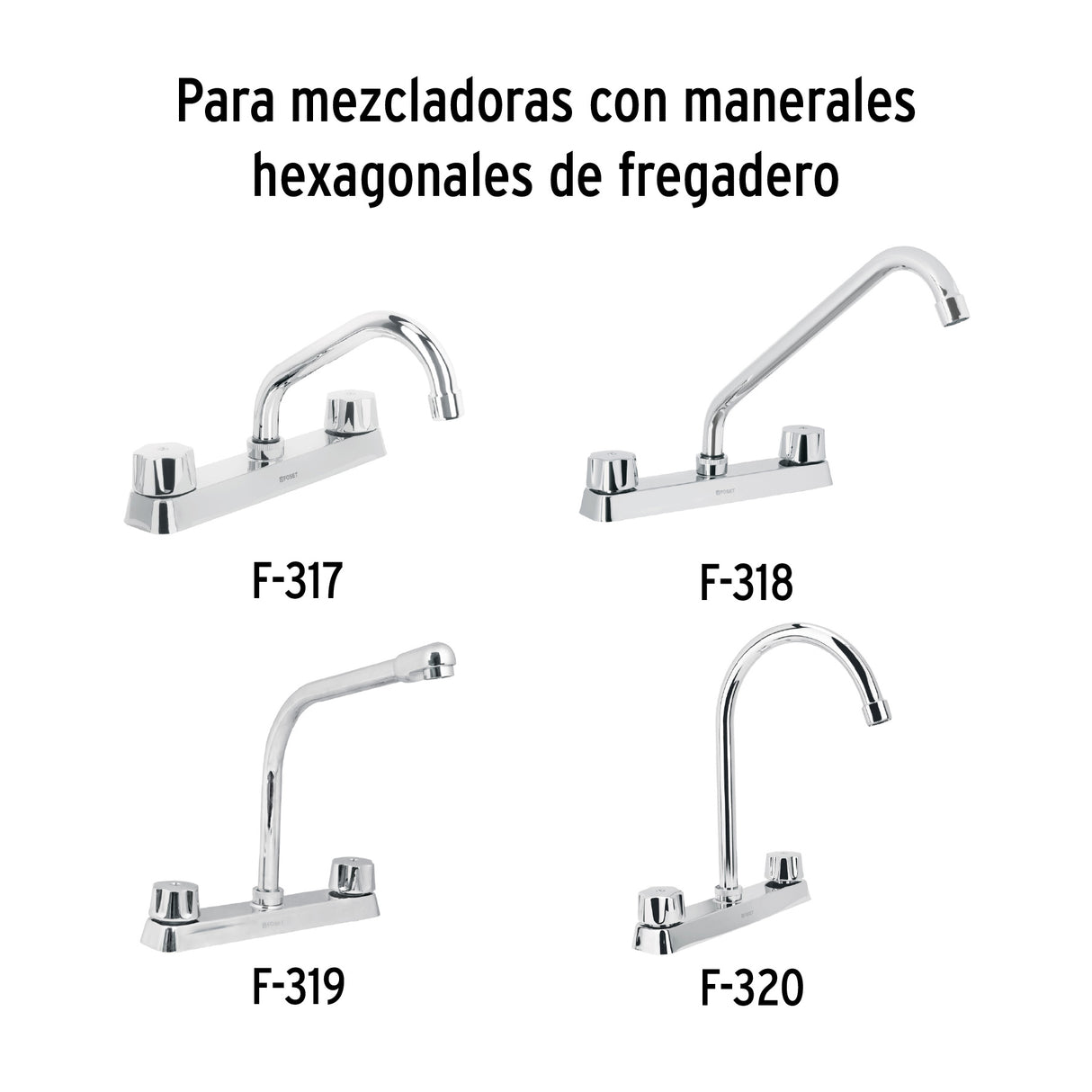 Bolsa con 2 Cartuchos Cerámicos para Mezcladoras, Foset