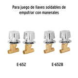 Cartucho de Compresión para Llaves de Empotrar, Basic y Aqua