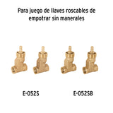 Cartucho de Compresión para Llaves de Empotrar, Basic y Aqua