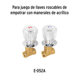 Cartucho de Compresión para Llaves de Empotrar, Basic y Aqua