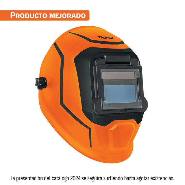 Careta electrónica para soldar, 9-13, panel digital, Truper