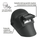 Careta para Soldar con Lente Abatible, Sombra 11, Truper