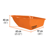 Carretilla 6FT3 Imponchable, Bastidor Tubular, Truper Expert
