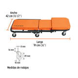 Cama/Banco de 36' para Mecánico, Truper