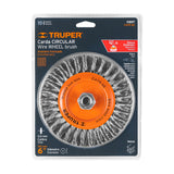 Carda Circular 6' Alambre Trenzado, Eje 5/8'-11, Truper