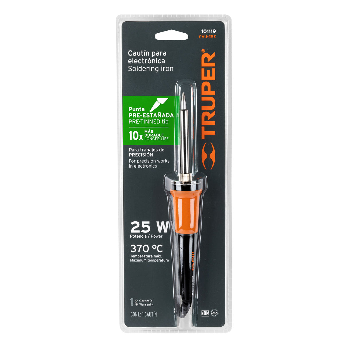 Cautín 25 W Profesional Tipo Lápiz para Electrónica, Truper