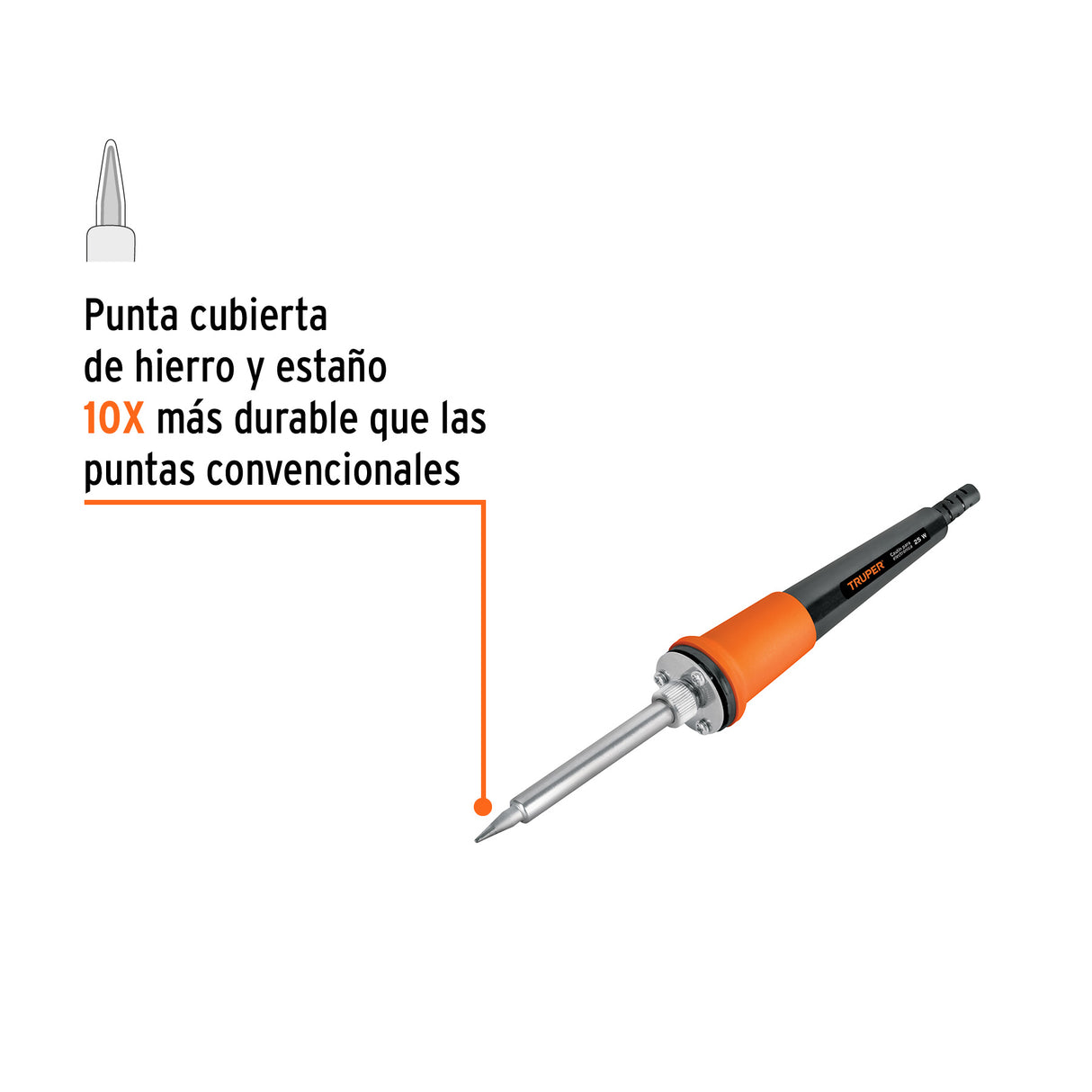 Cautín 25 W Profesional Tipo Lápiz para Electrónica, Truper