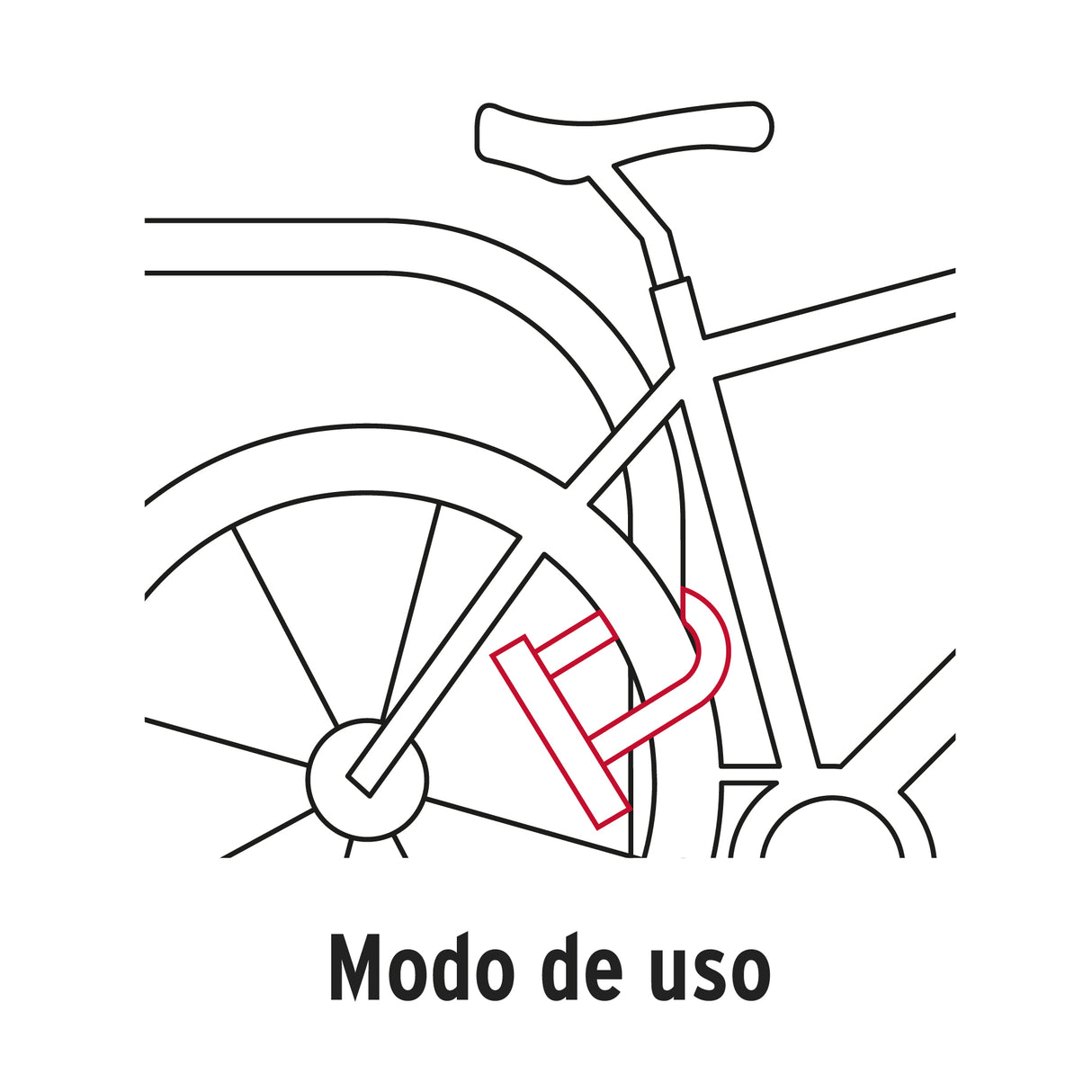 Candado Rígido Tipo 'U' de 12 mm, Hermex
