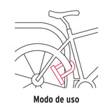 Candado Rígido Tipo 'U' de 12 mm, Hermex