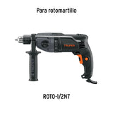 Bolsa con 2 Carbones de Repuesto para ROTO-1/2N7, Truper