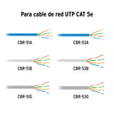 Plug RJ45 CAT5E, Bote con 100 Piezas, Volteck