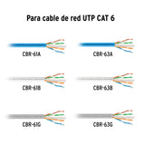 Plug RJ45 CAT6, Bolsa con 20 Piezas, Volteck