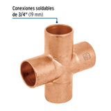 Cruz Sencilla de Cobre 3/4', Foset