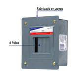 Centro de Carga Empotrable, 4 Polos, Volteck
