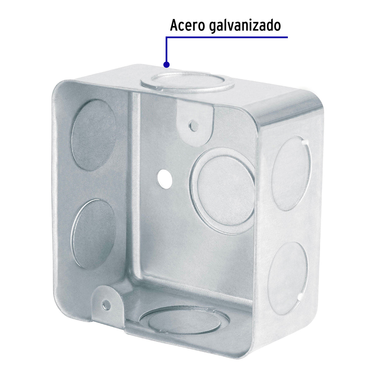 Caja Cuadrada 3' X 3' Reforzada, Volteck