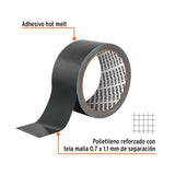 Cinta Negra para Ducto 10M X 48 mm, Espesor 0.19 mm, Truper