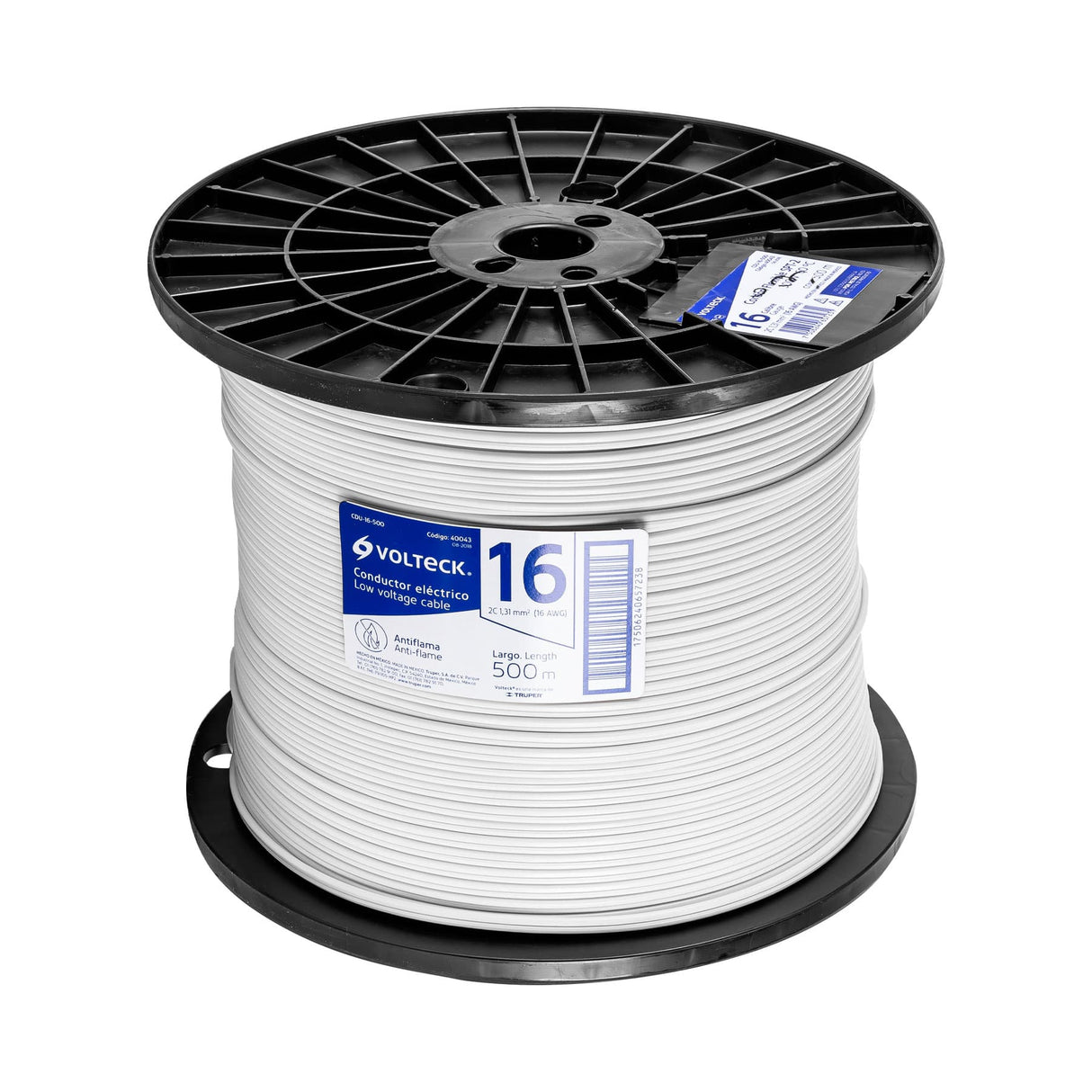 Metro de Cordón Dúplex Flexible SPT 16 AWG en Carrete 500 m