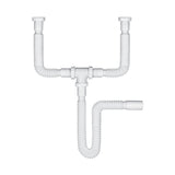 Céspol Flexible Doble para Fregadero, Polipropileno, 1-1/2'