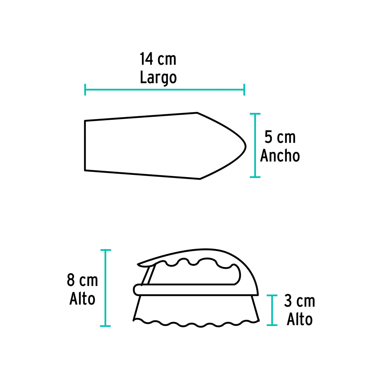 Cepillo Tipo Plancha de Plástico, Klintek