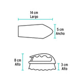 Cepillo Tipo Plancha de Plástico, Klintek