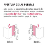 Cerradura Electromecánica con Botón, Derecha, Hermex
