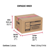Cerradura Electromecánica con Botón, Izquierda, Hermex