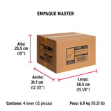 Cerradura Manija 'Milán' para Recámara, Negro, Cil Latón, Basic