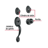 Jaladera y Perilla, Berna Llave-llave, Negro, Basic