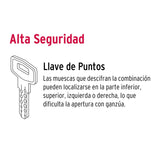 Jaladera/Perilla, Lugo Llave-llave, Negro, Hermex