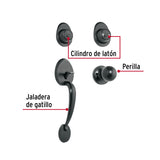 Jaladera/Perilla, Lugo Llave-llave, Negro, Hermex