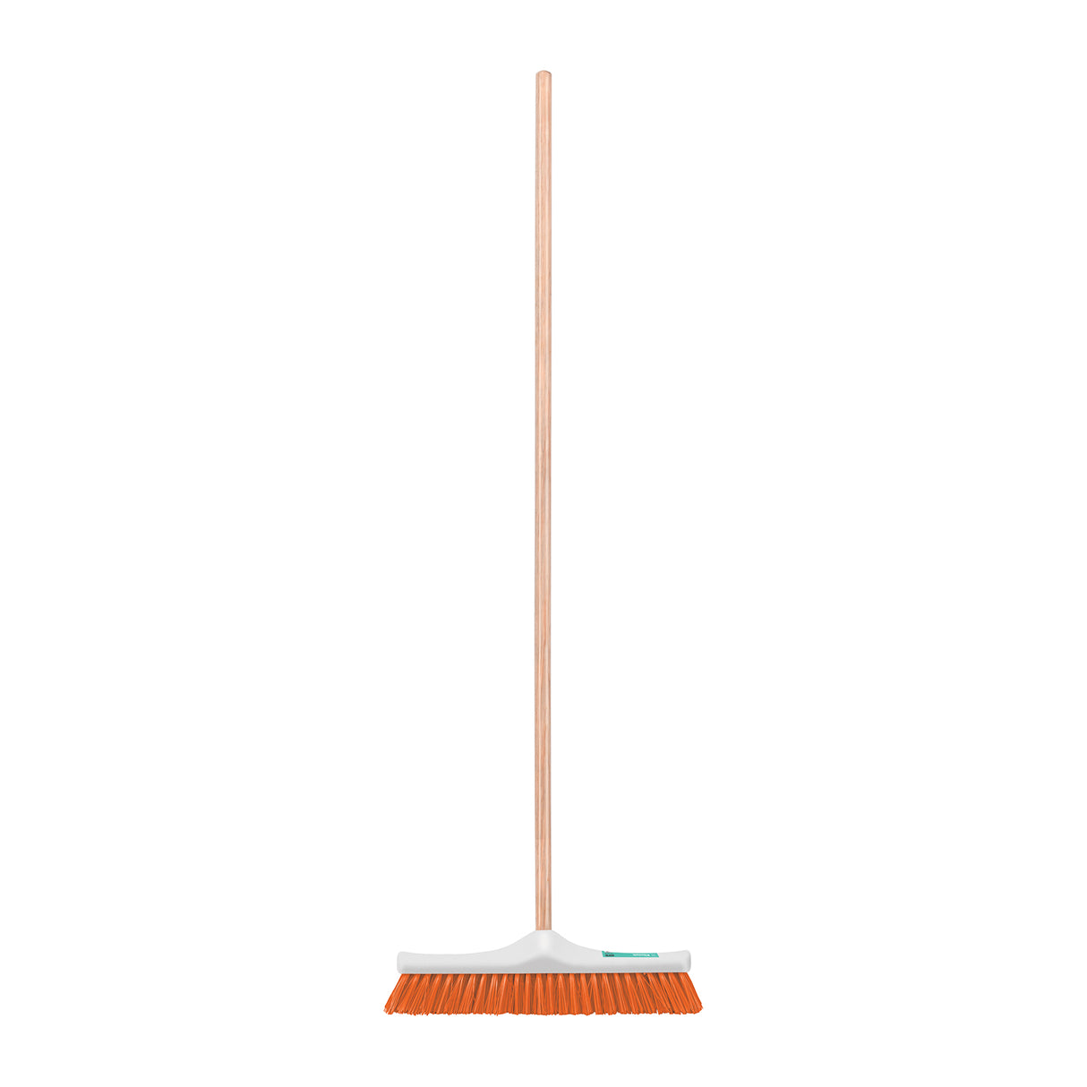 Cepillo Industrial Cerda Rígida de 40 cm, Bastón de Madera