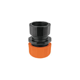 Conector 1/2' Hembra de ABS con Tuerca de Ajuste Manual