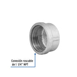Tapón Hembra 1-1/4' de Acero Galvanizado, Foset