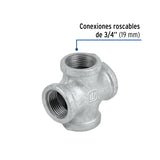 Cruz de Acero Galvanizado 3/4', Foset