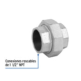 Tuerca Unión 1-1/2' Acero Galvanizado, Foset