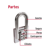 Candado de Hierro 63 mm, Gancho Corto en Caja, Hermex