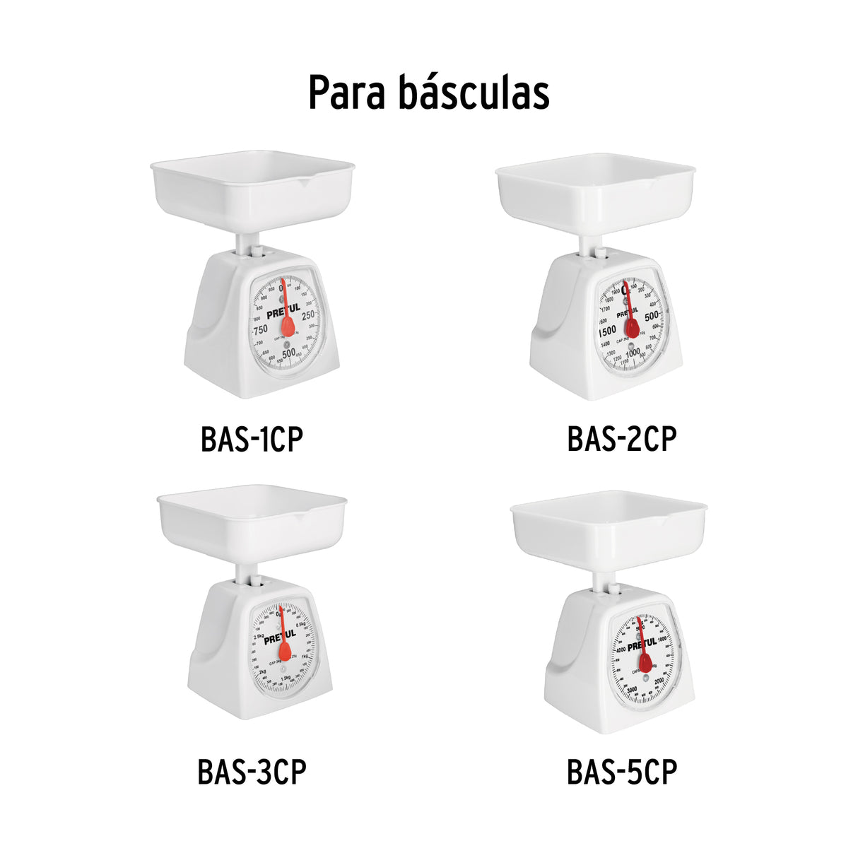 Charola Plástica para Báscula Mecánica, Pretul