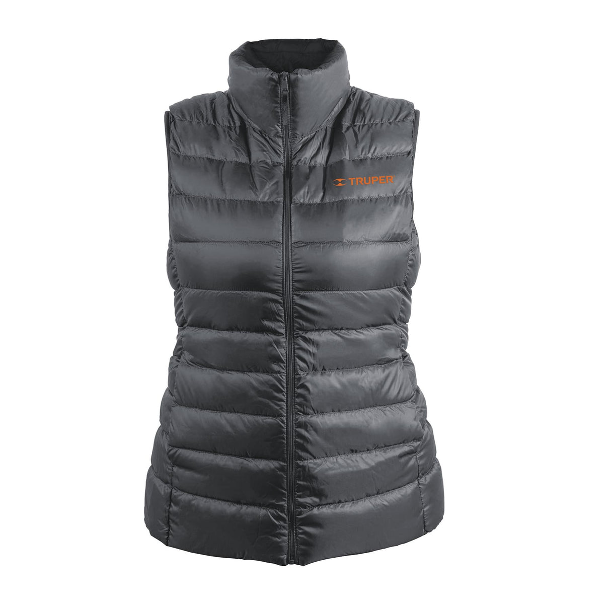 Chaleco de Plumas Ligero para Mujer, Gris, g, Truper