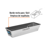 Charola de 12' de Acero Inoxidable para Mezcla, Truper