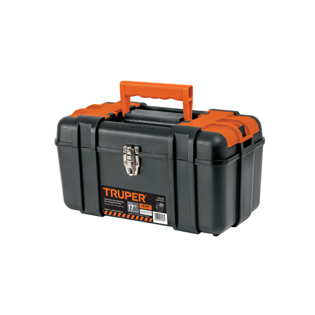 Caja para herramienta 17' c/compartimentos, broches metálicos
